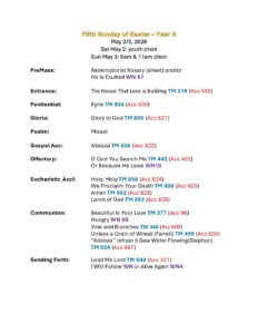 May 3 & 10, 2026